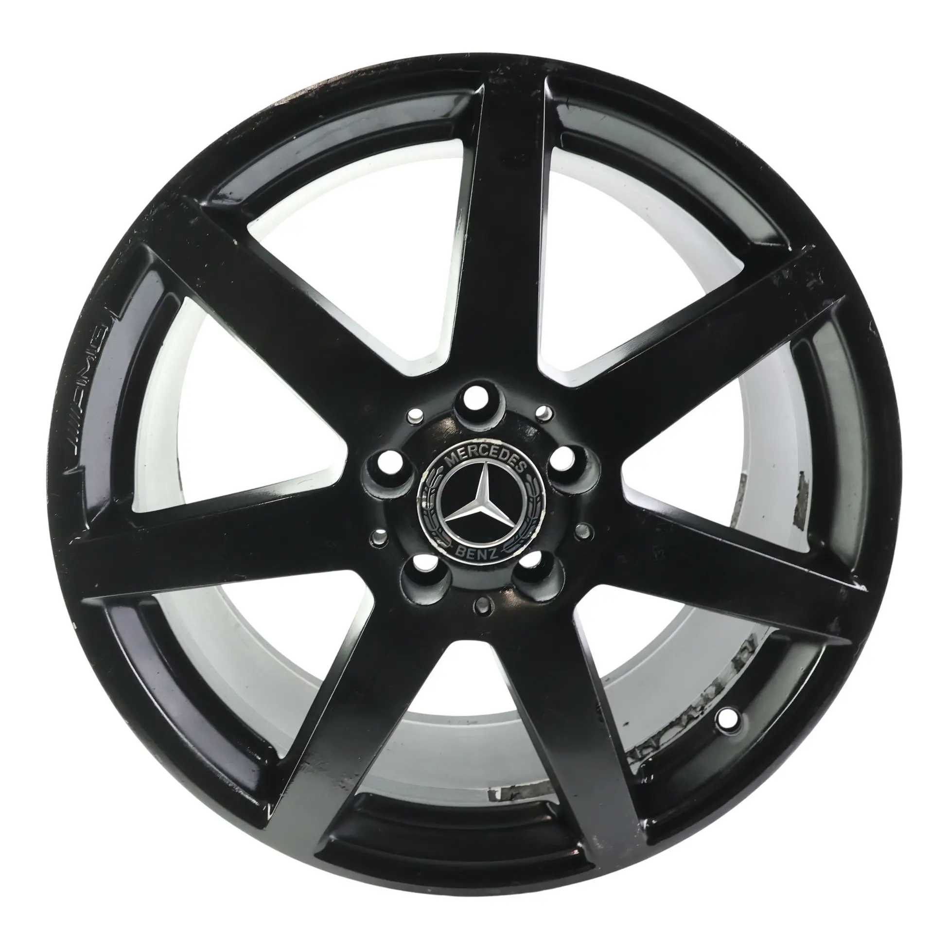 Mercedes W204 Jante alliage noir AMG 7 branches avant 18" 8,5J ET:54 A2044019902