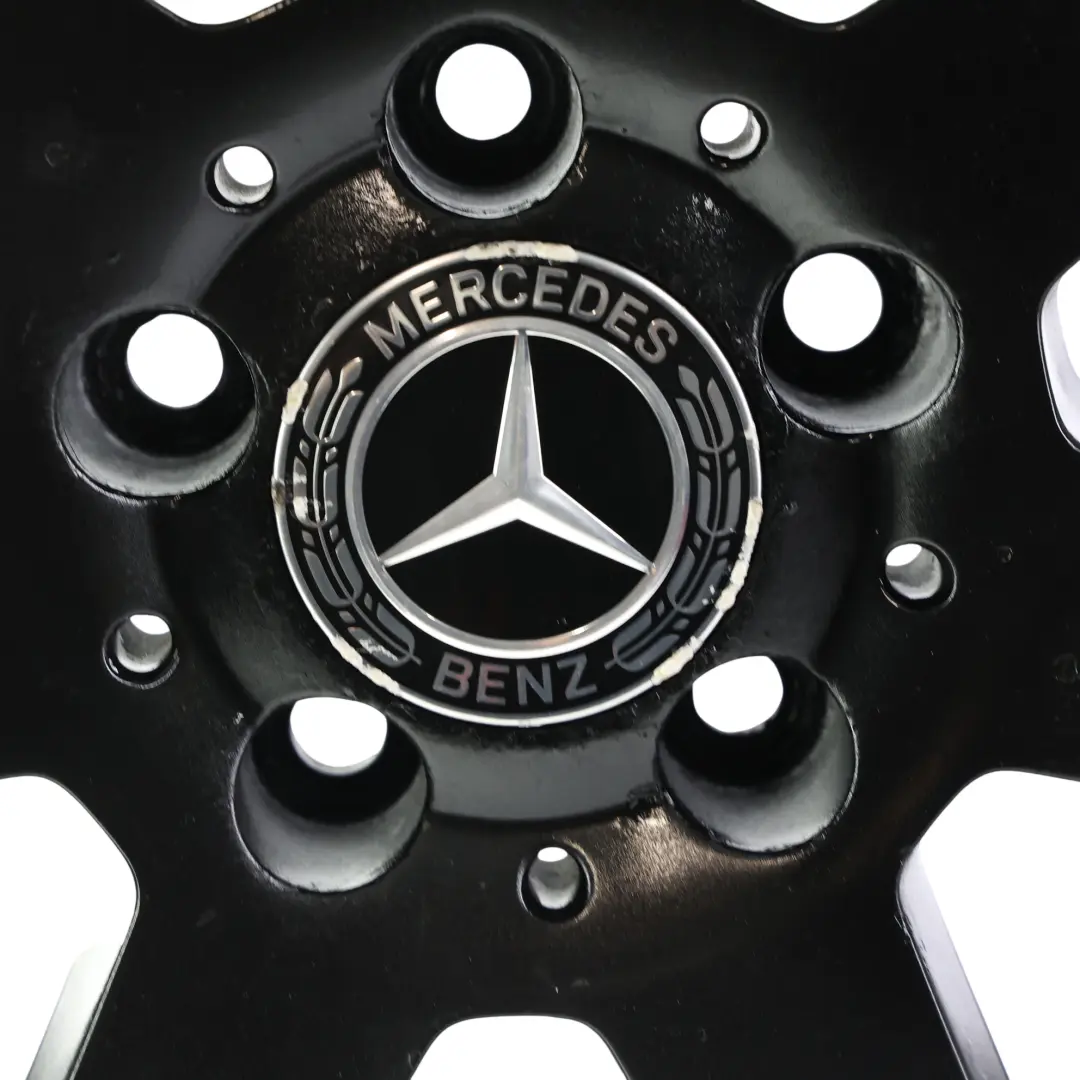 7-Spoke AMG Rear Black Alloy Wheel Rim 18" 8,5J ET:54 to Mercedes W204 with Part number A2044019902 Mercedes W204 7-Spoke AMG Rear Black Alloy Wheel Rim 18" 8,5J ET:54 - SKU A2044019902-6 - Part number A2044019902