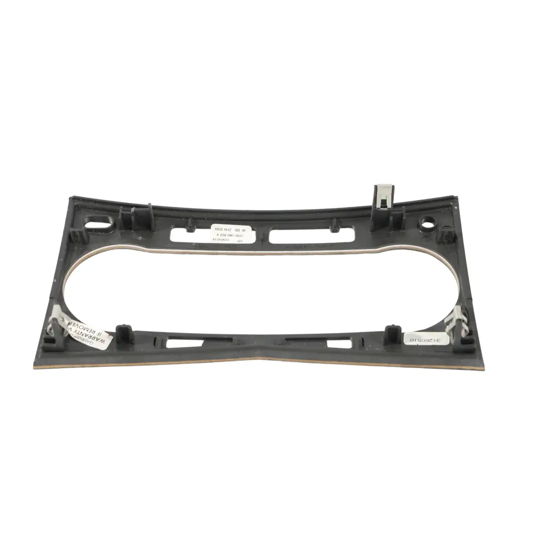 Mercedes W204 Dashboard Trim Cover Centre Heater Control Wood - SKU A2046803607-2 - Part number A2046803607