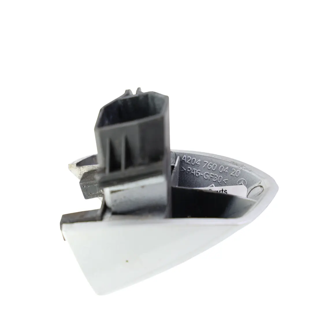 Cover Mercedes W204 W207 Door Handle Cap Front Rear Right O/S Polar Silver 761 - SKU A2047600420-PLS - Part number A2047600420