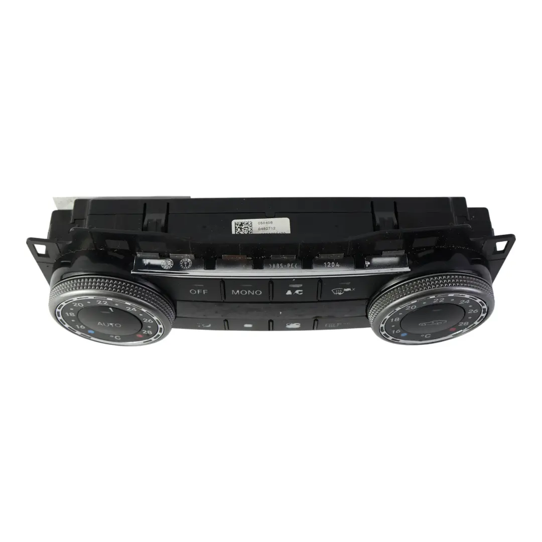 Módulo Panel Interruptor Control Aire Acondicionado para Mercedes W204 con número de pieza A2048309885 Mercedes W204 Módulo Panel Interruptor Control Aire Acondicionado - SKU A2048309885-1 - Número de pieza A2048309885