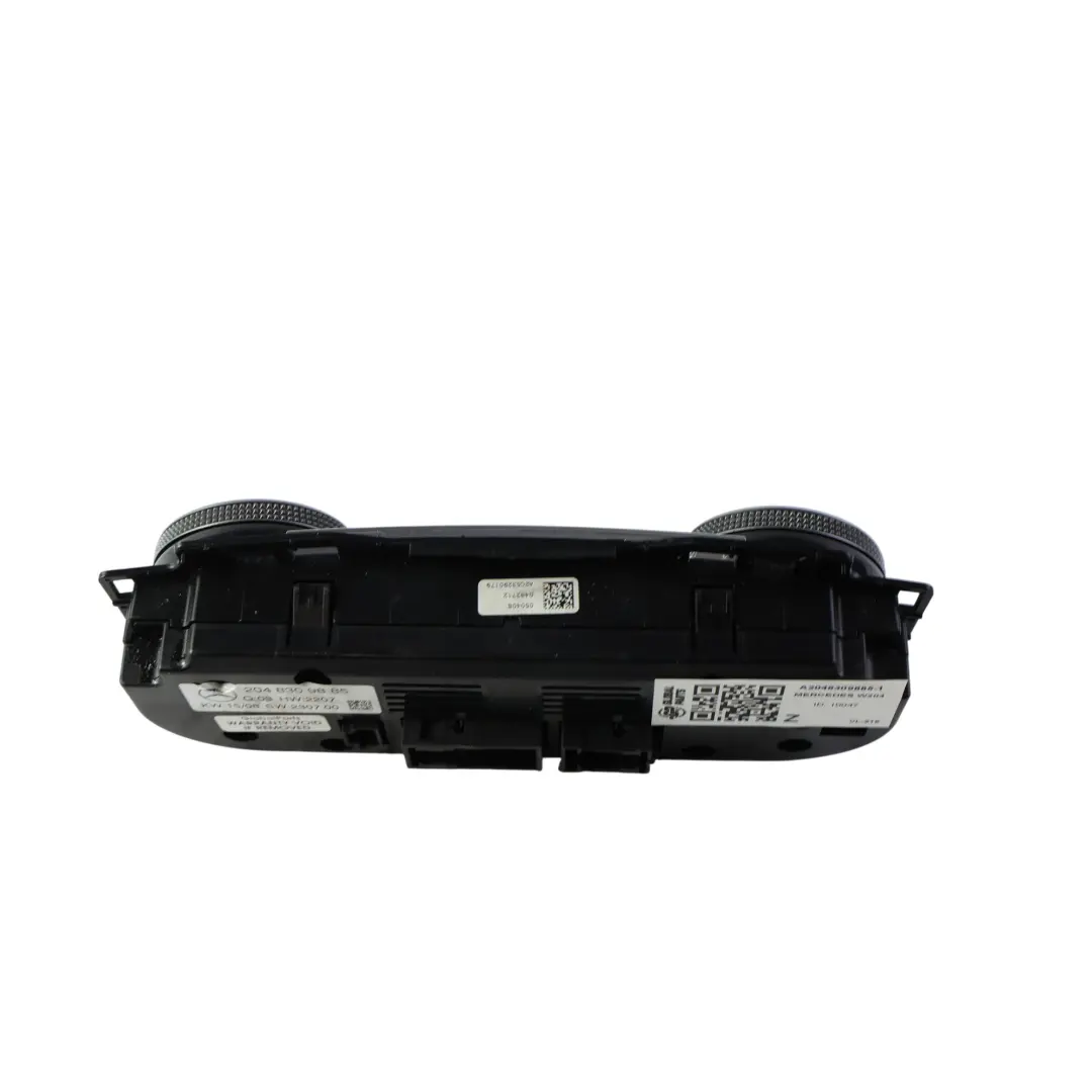 Conditioning A/C Control Switch Panel Module to Mercedes W204 Air with Part number A2048309885 Mercedes W204 Air Conditioning A/C Control Switch Panel Module - SKU A2048309885-1 - Part number A2048309885