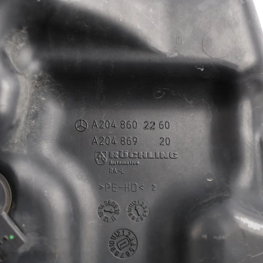 Windscreen Washer Wiper Fluid Bottle Tank Reservoir to Mercedes A209 with Part number A2048602260 Mercedes A209 Windscreen Washer Wiper Fluid Bottle Tank Reservoir - SKU A2048602260 - Part number A2048602260