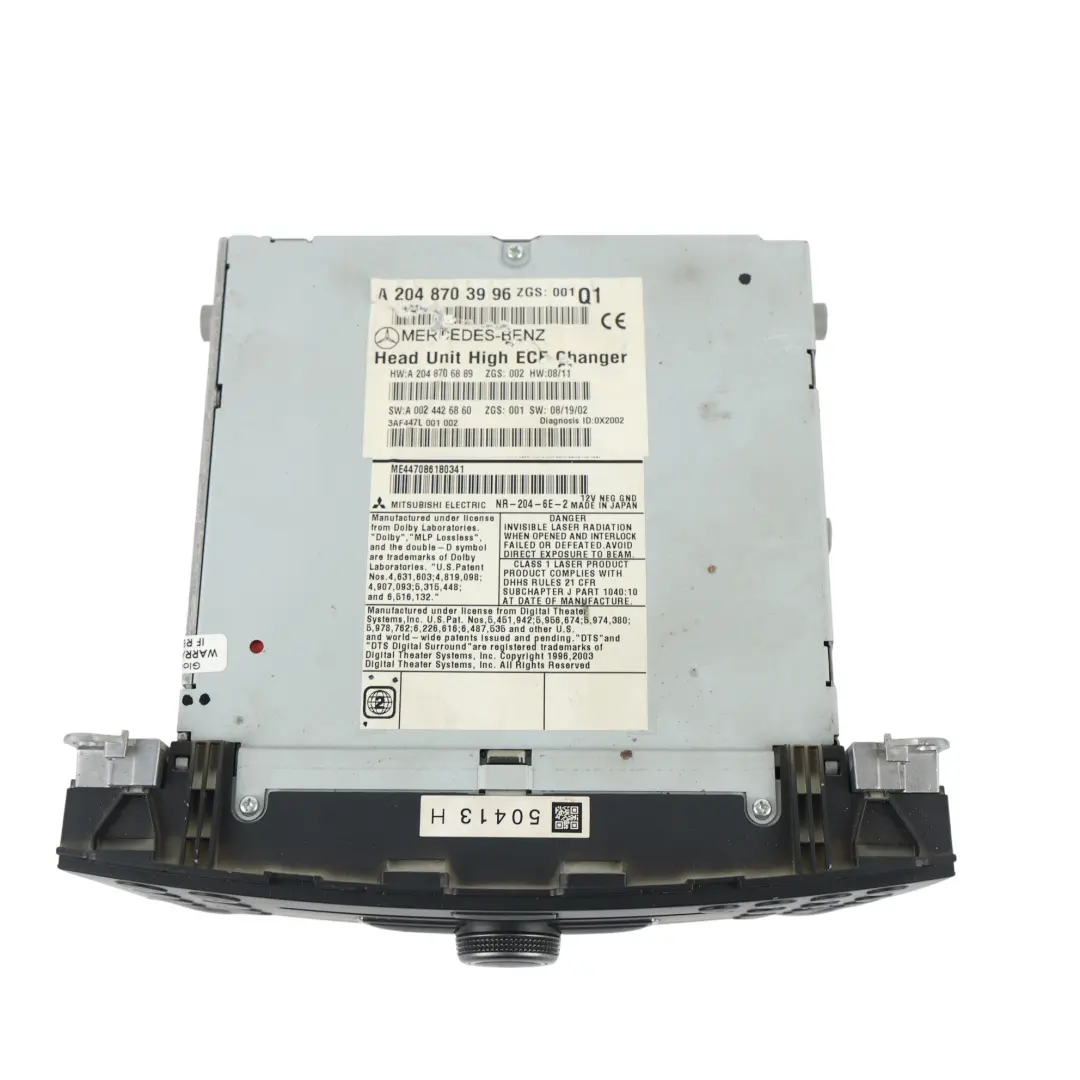Multimedia Audi CD Player Radio Head Unit to Mercedes W204 with Part number A2048703996 Mercedes W204 Multimedia Audi CD Player Radio Head Unit - SKU A2048703996 - Part number A2048703996