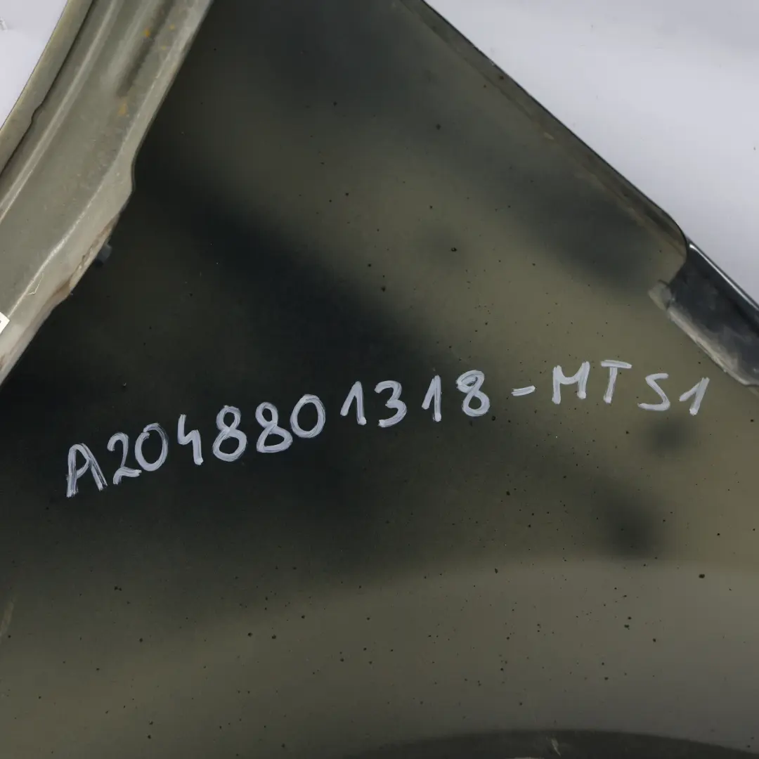 Mercedes W204 Błotnik Przedni Lewy Czarny Magnetyt - 183 - SKU A2048801318-MTS1 - Numer Części A2048801318