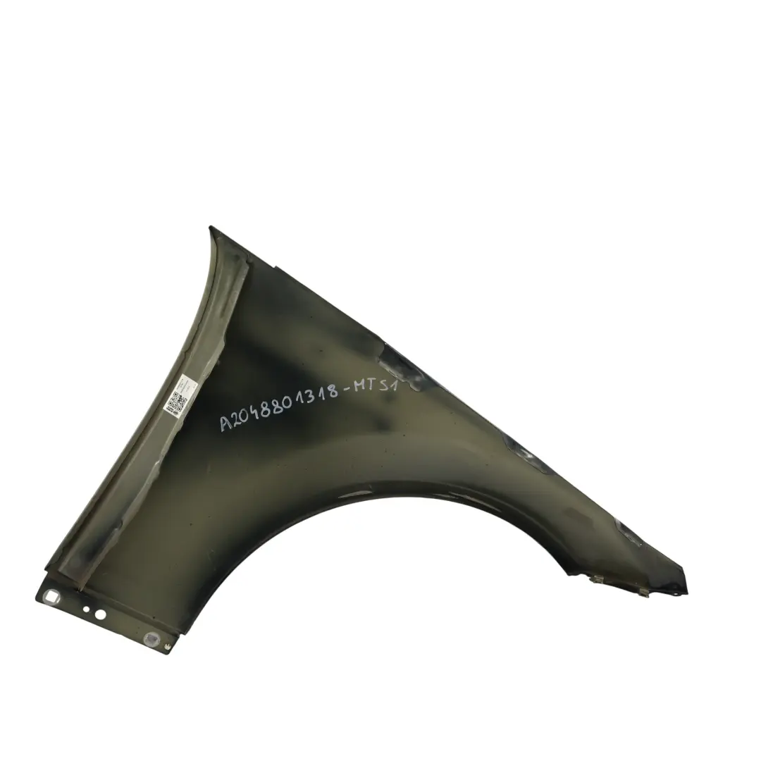 Mercedes W204 Pannello Parafango Anteriore Sinistro Nero Magnetite 183 - SKU A2048801318-MTS1 - Numero di parte A2048801318