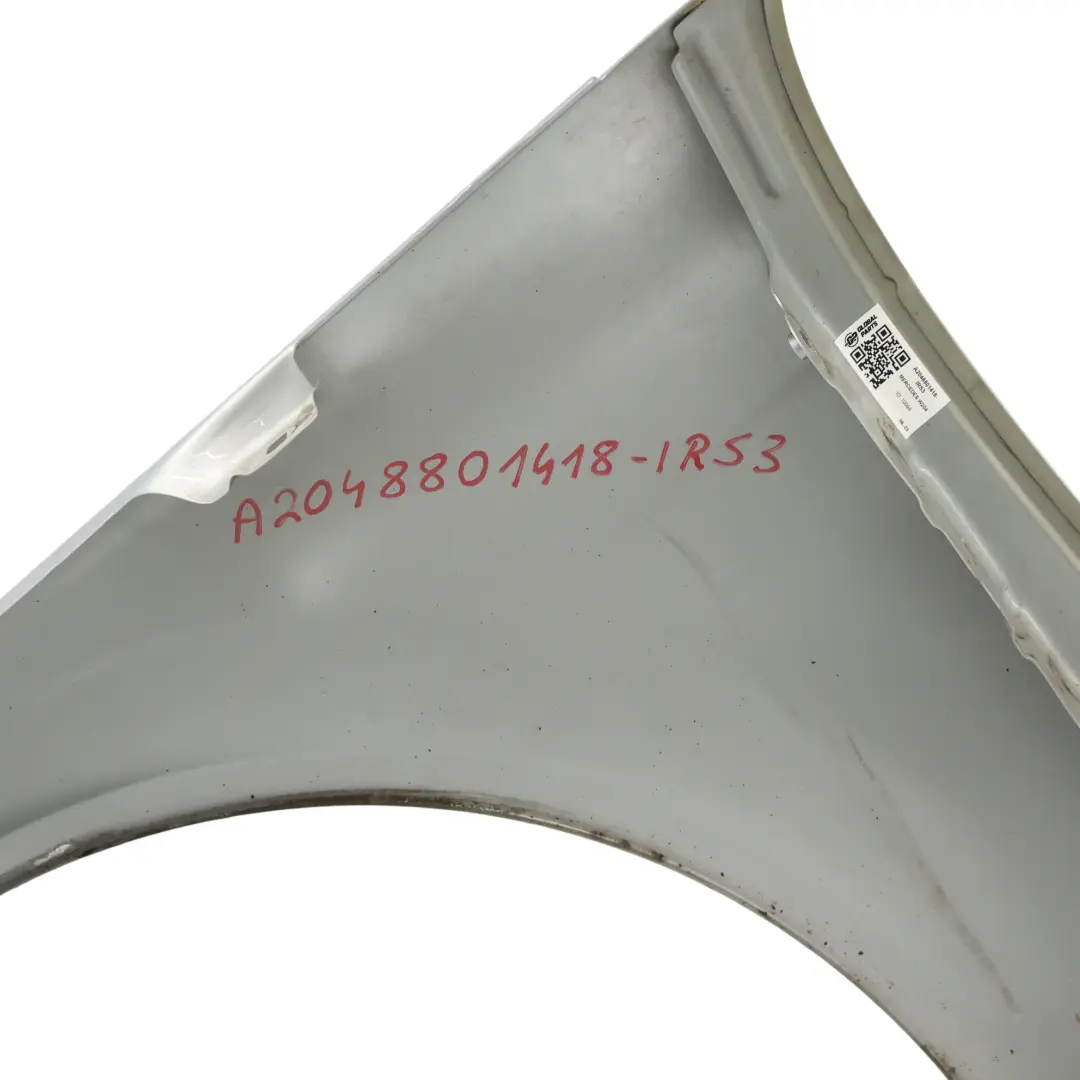 Mercedes W204 alare laterale anteriore destro parafango Iridium Argento - 775 - SKU A2048801418-IRS3 - Numero di parte A2048801418
