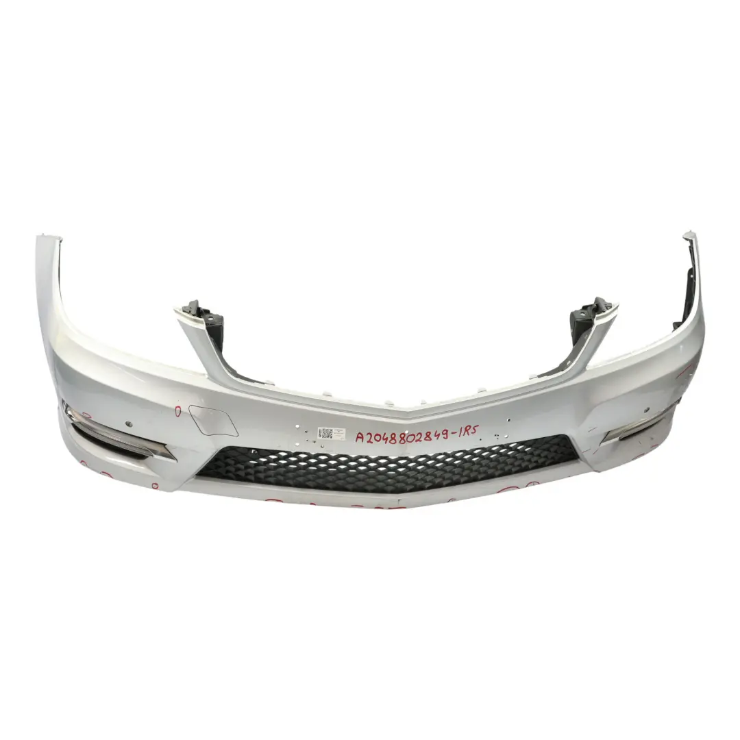 Mercedes W204 Zderzak Przedni AMG Iridium Silver Srebrny Metalik - 775 - SKU A2048802849-IRS - Numer Części A2048802849