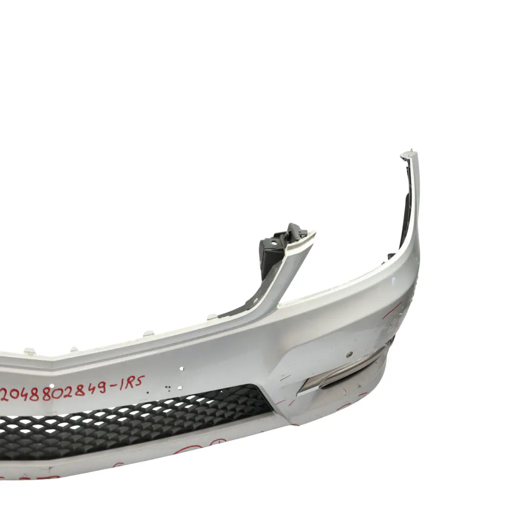 Mercedes W204 Zderzak Przedni AMG Iridium Silver Srebrny Metalik - 775 - SKU A2048802849-IRS - Numer Części A2048802849