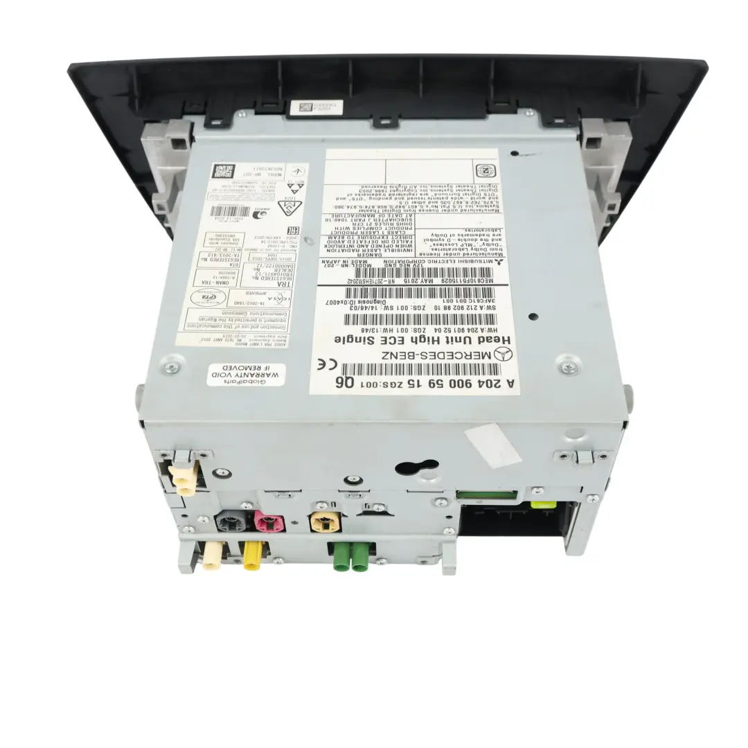 Radio Media Navigation Sat Nav Head Unit to Mercedes W204 with Part number A2049005915 Mercedes W204 Radio Media Navigation Sat Nav Head Unit - SKU A2049005915 - Part number A2049005915