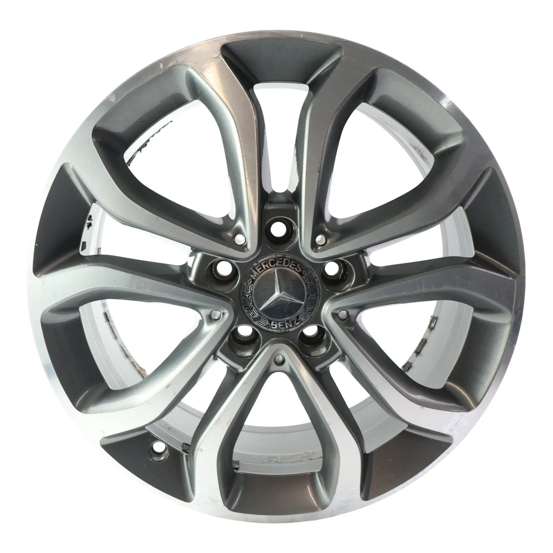 Mercedes W205 Alloy Wheel Rim 5 Double Spoke 17" 7J ET:48,5 A2054010200