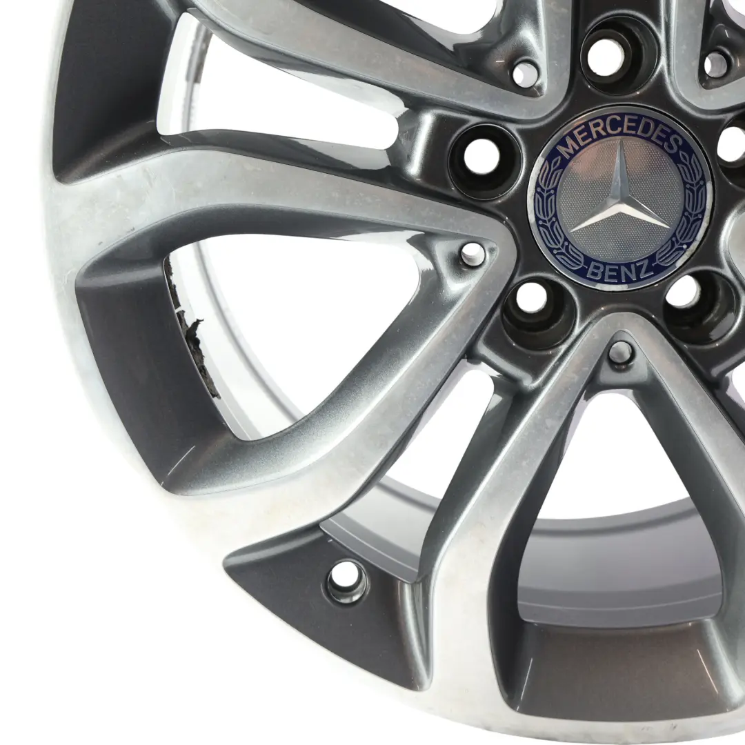 Wheel Rim Mercedes W205 Alloy Wheel Rim 5-double-spoke 17" 8J ET:54 - SKU A2054013900-2 - Part number A2054013900