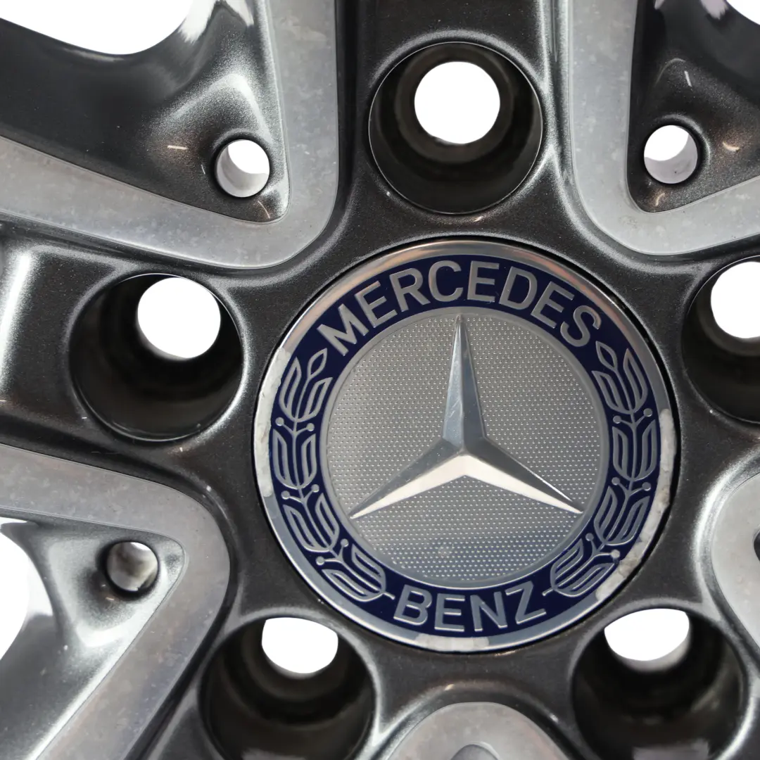  Llanta Mercedes W205 Llanta de aleación 5 radios dobles 17" 8J ET:54 - SKU A2054013900-2 - Número de pieza A2054013900