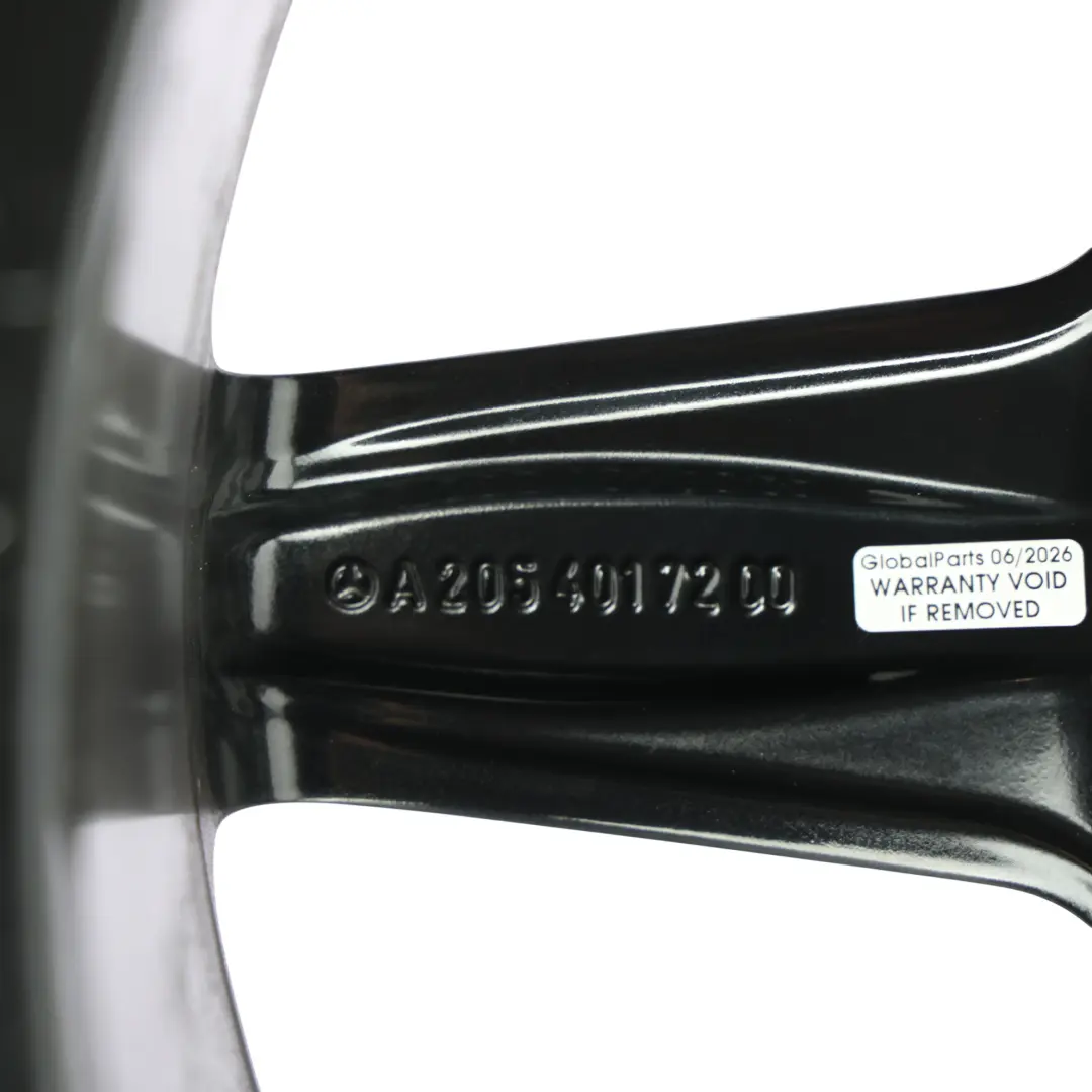 Mercedes W205 Felga Aluminiowa Tylna 18" 8,5J ET49 Star Spoke A2054012200 - SKU A2054017200-2 - Numer Części A2054017200