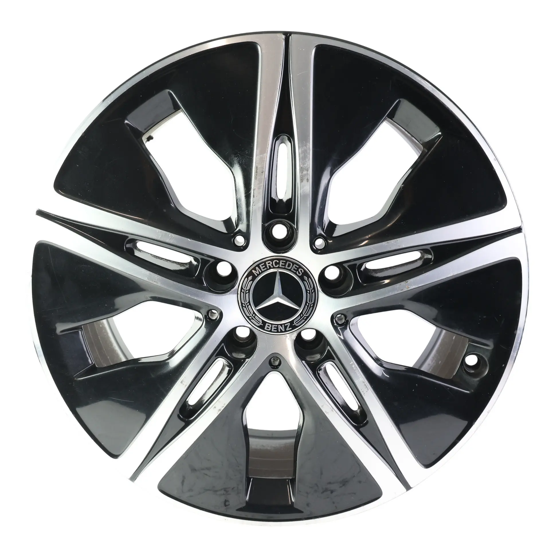 Mercedes W205 Wheel Alloy Rim 17" 7J ET:48.5 5-Spoke All Round A2054019000
