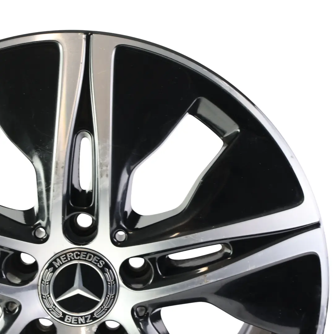 Alloy Rim 17" 7J ET:48.5 5-Spoke All Round to Mercedes W205 Wheel with Part number A2054019000 Mercedes W205 Wheel Alloy Rim 17" 7J ET:48.5 5-Spoke All Round - SKU A2054019000-3 - Part number A2054019000