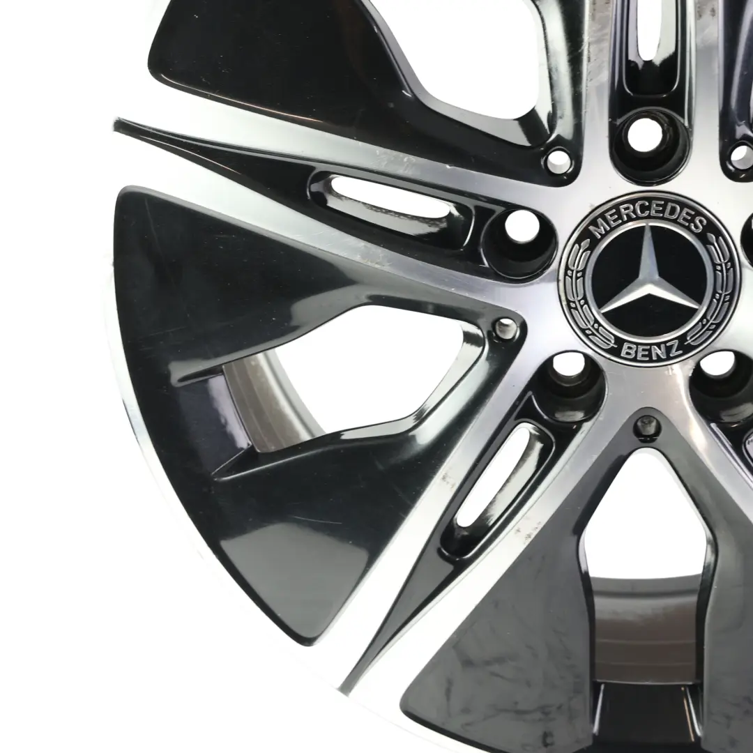 Alloy Rim 17" 7J ET:48.5 5-Spoke All Round to Mercedes W205 Wheel with Part number A2054019000 Mercedes W205 Wheel Alloy Rim 17" 7J ET:48.5 5-Spoke All Round - SKU A2054019000-3 - Part number A2054019000