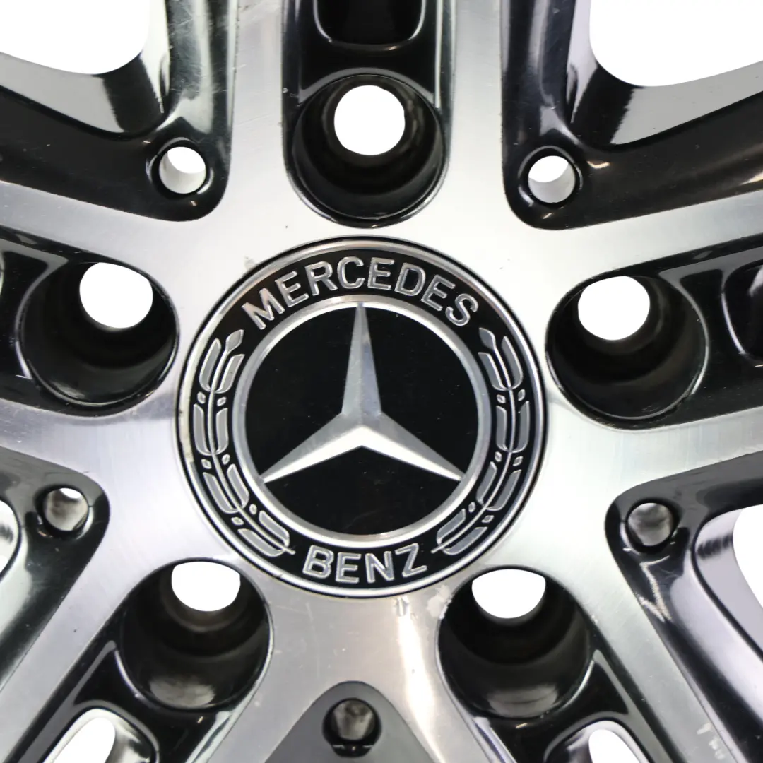 Alloy Rim 17" 7J ET:48.5 5-Spoke All Round to Mercedes W205 Wheel with Part number A2054019000 Mercedes W205 Wheel Alloy Rim 17" 7J ET:48.5 5-Spoke All Round - SKU A2054019000-3 - Part number A2054019000