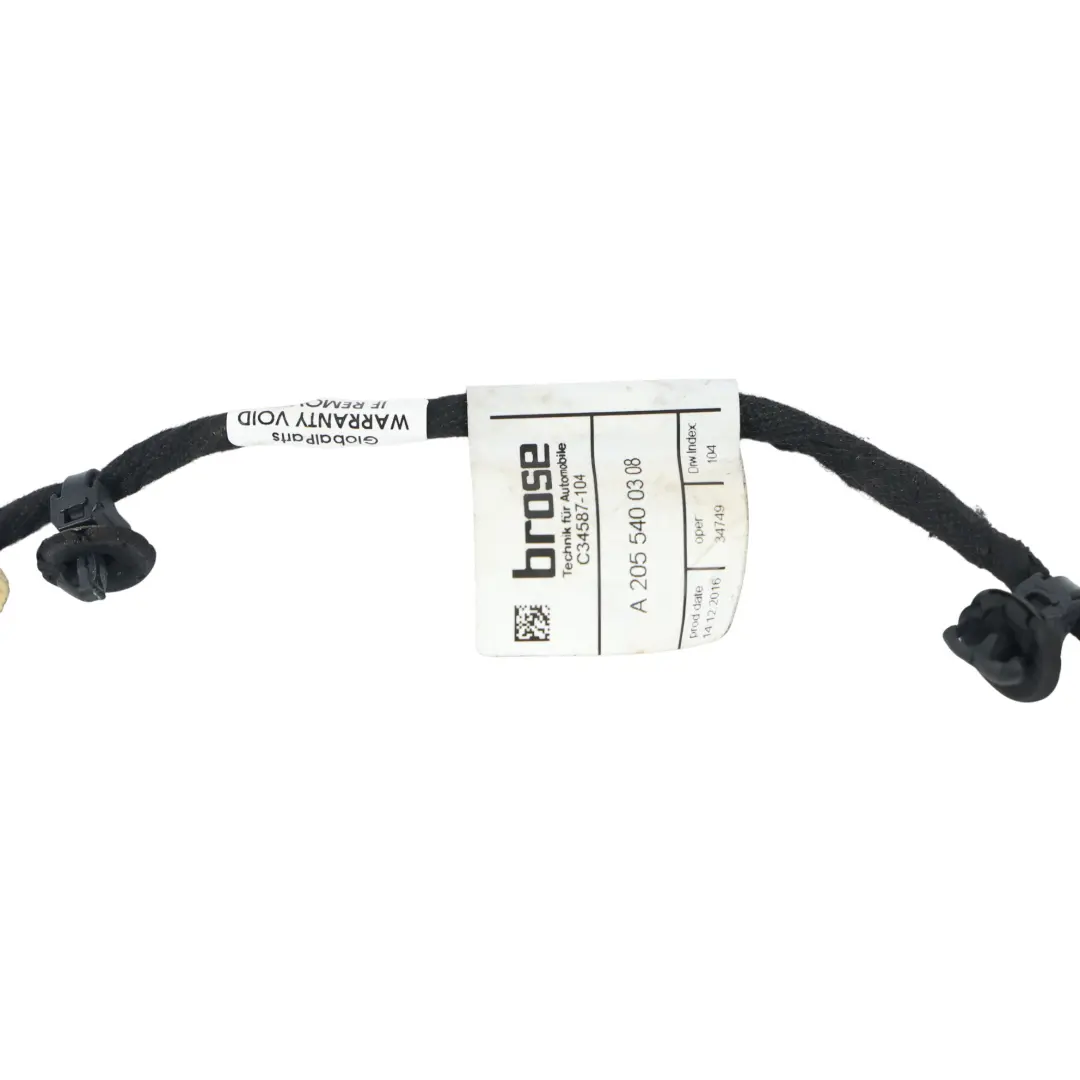 C200 AMG Front Door Wiring Loom Harness Left N/S to Mercedes W205 with Part number A2055400308 Mercedes W205 C200 AMG Front Door Wiring Loom Harness Left N/S - SKU RHD-A2055400308 - Part number A2055400308