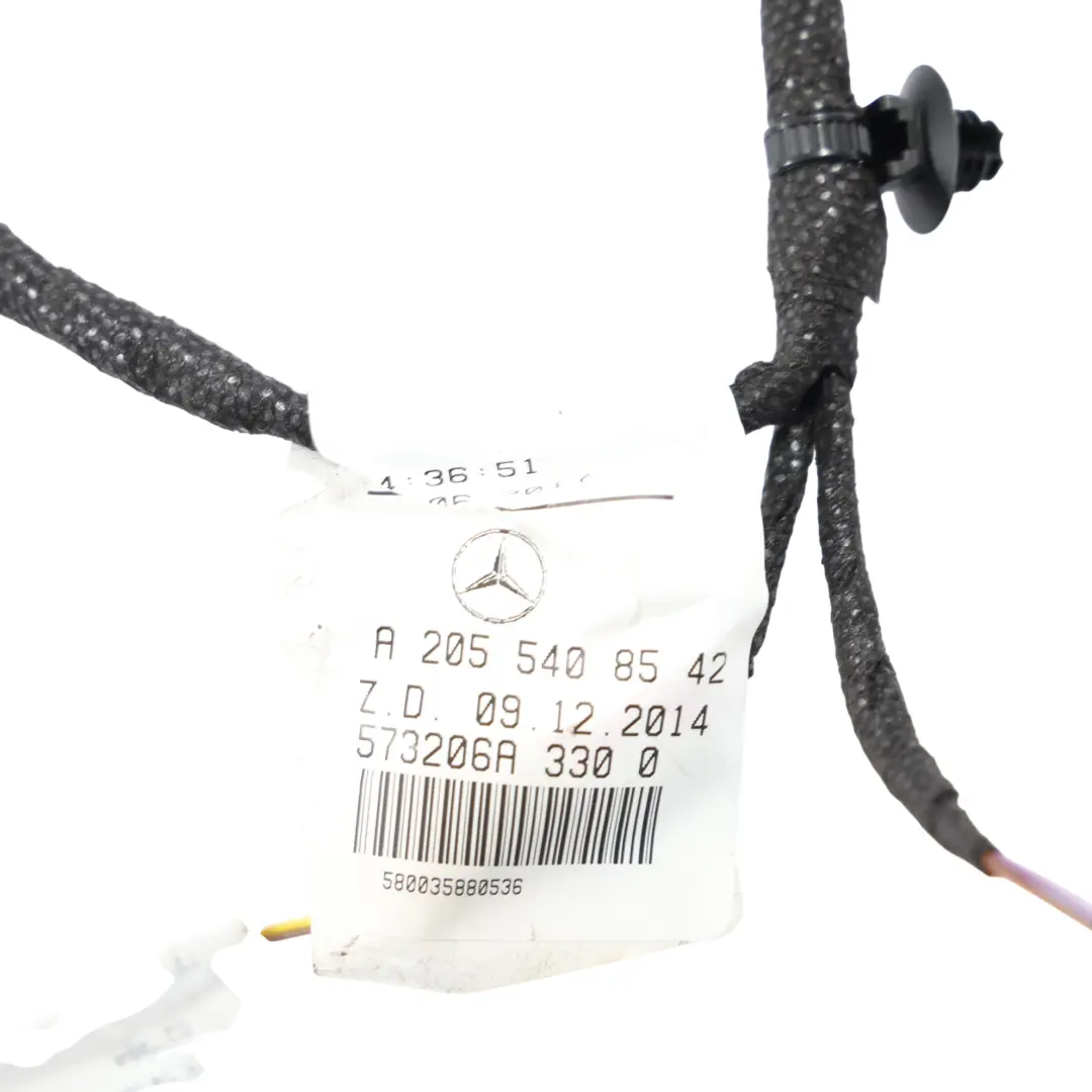 Mercedes W205 Wiązka Przewodów Drzwi Przednich Prawych - SKU A2055408542 - Numer Części A2055408542