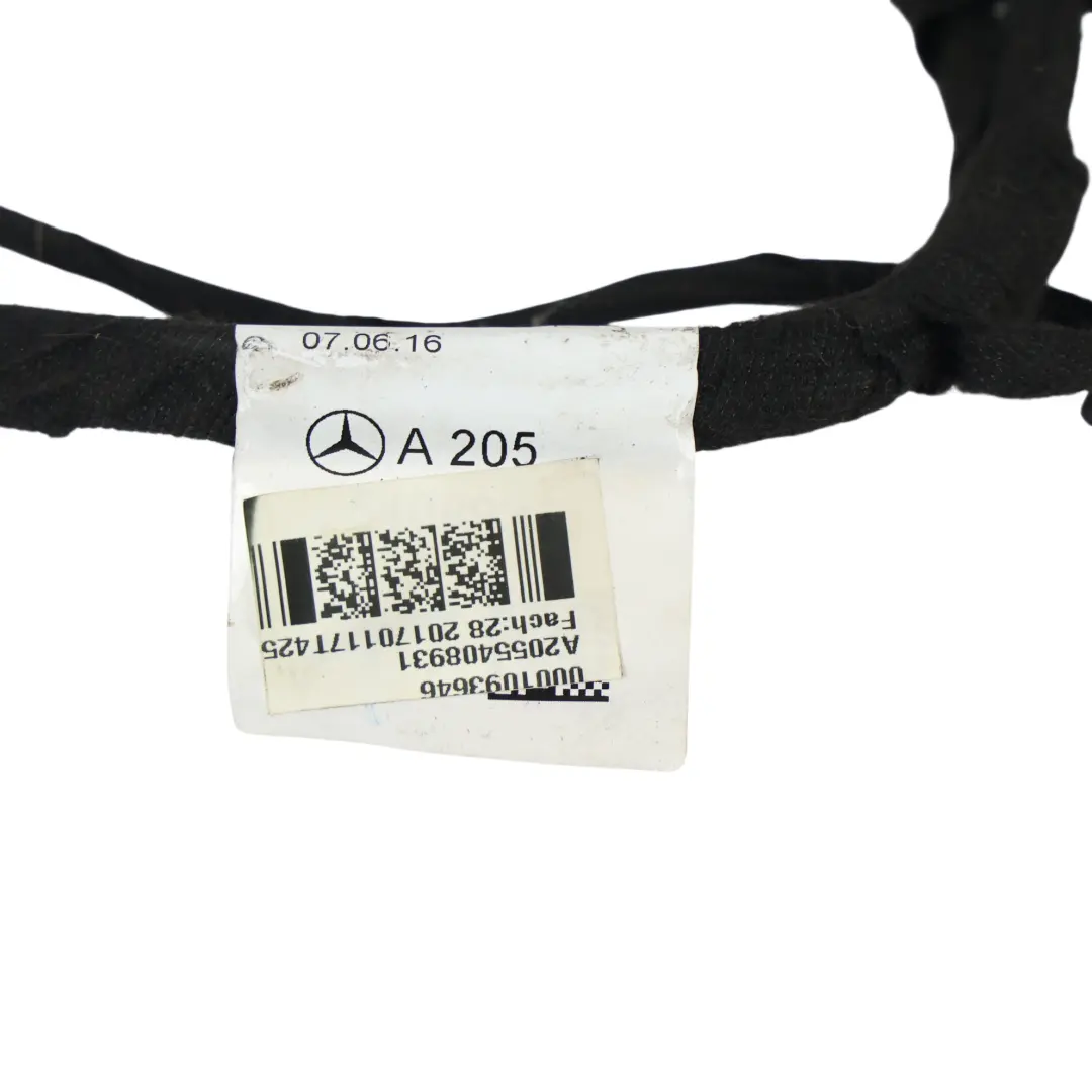 Mercedes C205 Front Door Wiring Harness Cable Left N/S - SKU RHD-A2055408931 - Part number A2055408931