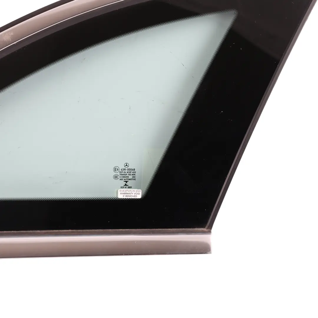 Mercedes S205 Estate Quarter Window Glass Glazing Rear Right O/S AS2 - SKU A2056702212 - Part number A2056702212