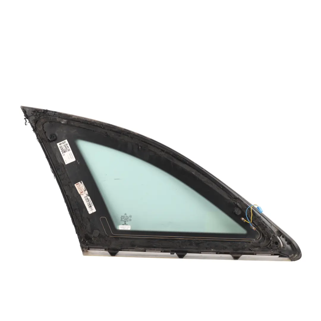Quarter Window Glass Glazing Rear Right O/S AS2 to Mercedes S205 Estate with Part number A2056702212 Mercedes S205 Estate Quarter Window Glass Glazing Rear Right O/S AS2 - SKU A2056702212 - Part number A2056702212