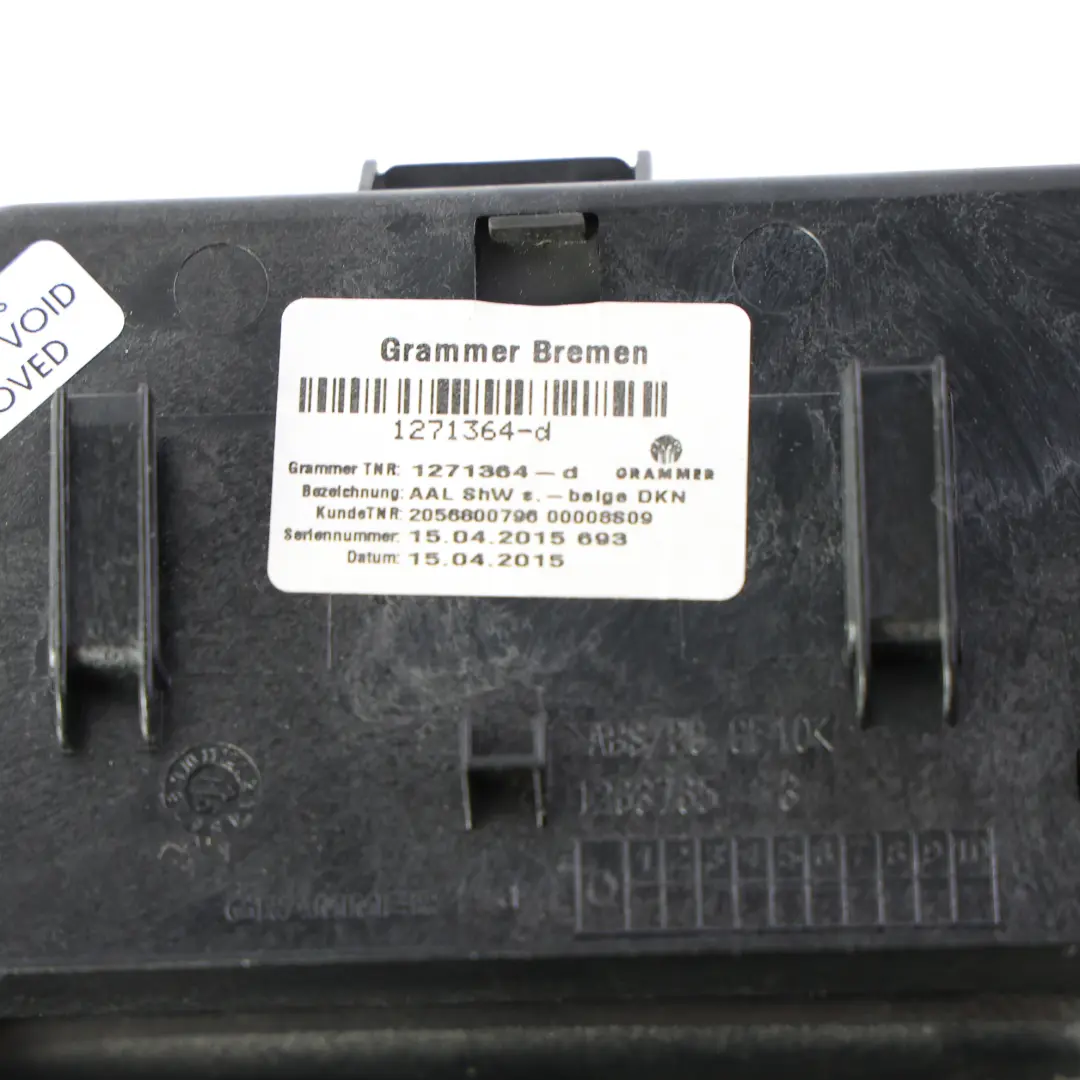 Consolle Bracciolo Vassoio scorrimento diviso Beige per Mercedes W205 con numero di parte A2056800796 Mercedes W205 Consolle Bracciolo Vassoio scorrimento diviso Beige - SKU A2056800796-1 - Numero di parte A2056800796