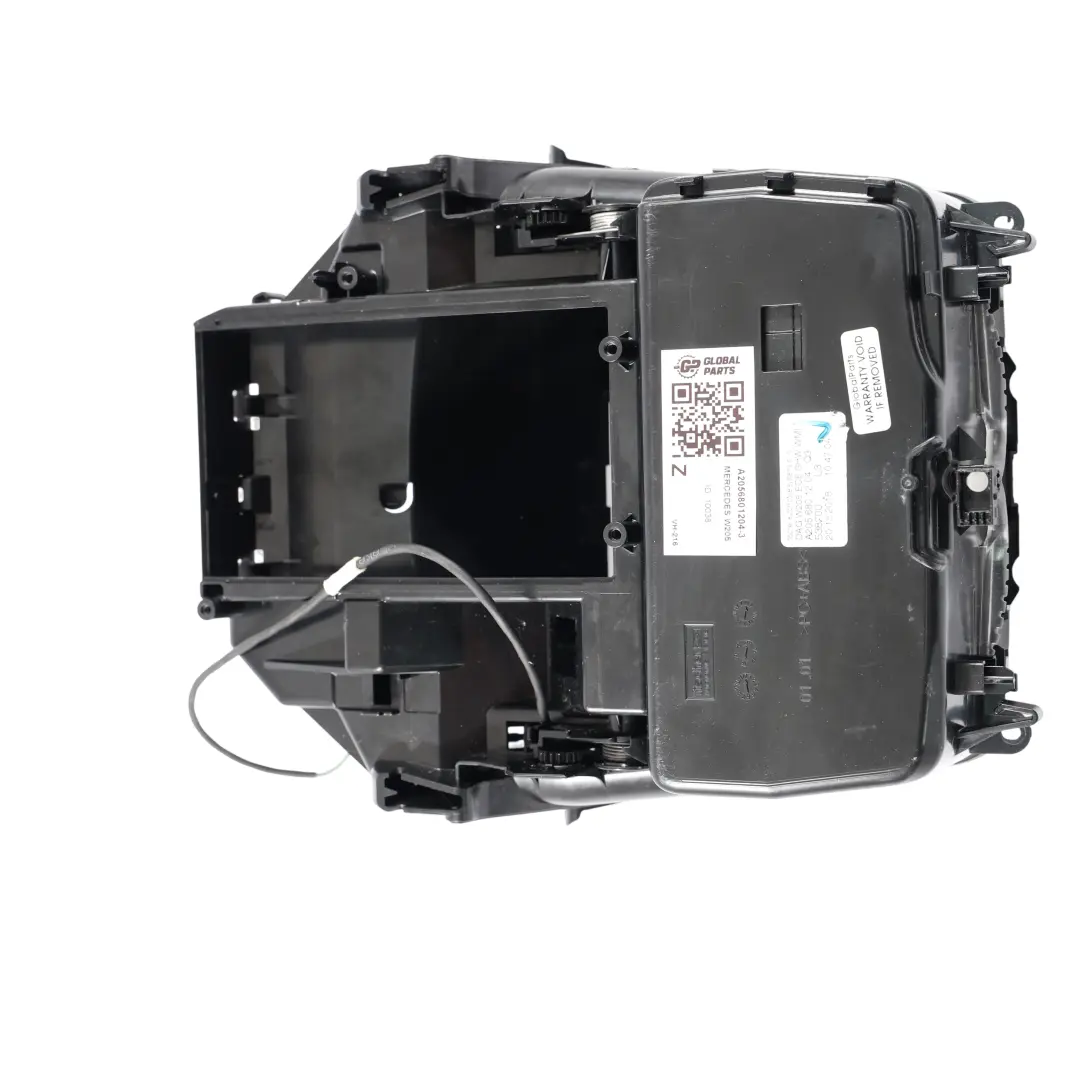 Mercedes W205 Interior Centre Console Storage Tray Panel Black Gloss - SKU A2056801204-3 - Part number A2056801204