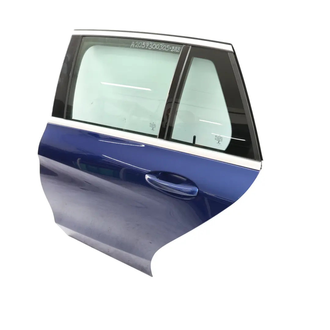 Mercedes S205 Puerta Trasera Izquierda Azul Brillante Metalizado - 896 - SKU A2057300305-BRB - Número de pieza A2057300305