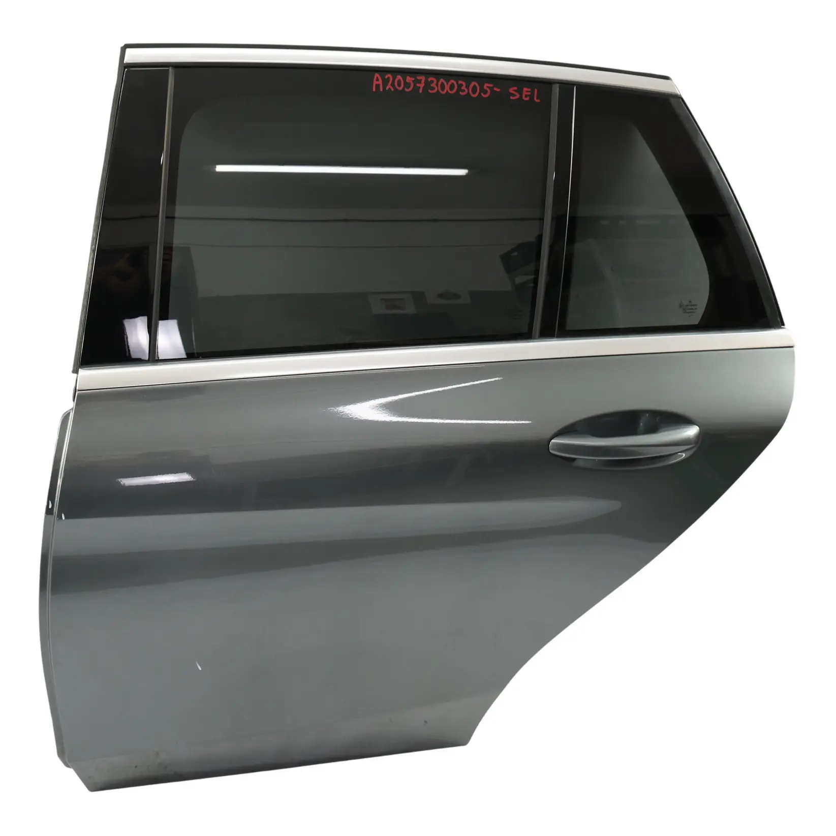 Mercedes S205 Door Rear Left N/S Estate Selenite Grey Metallic - 992