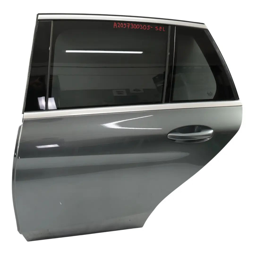 Mercedes S205 Tür Hinten Links Kombi Selenitgrau Metallic - 992 - SKU A2057300305-SEL - Teilenummer A2057300305