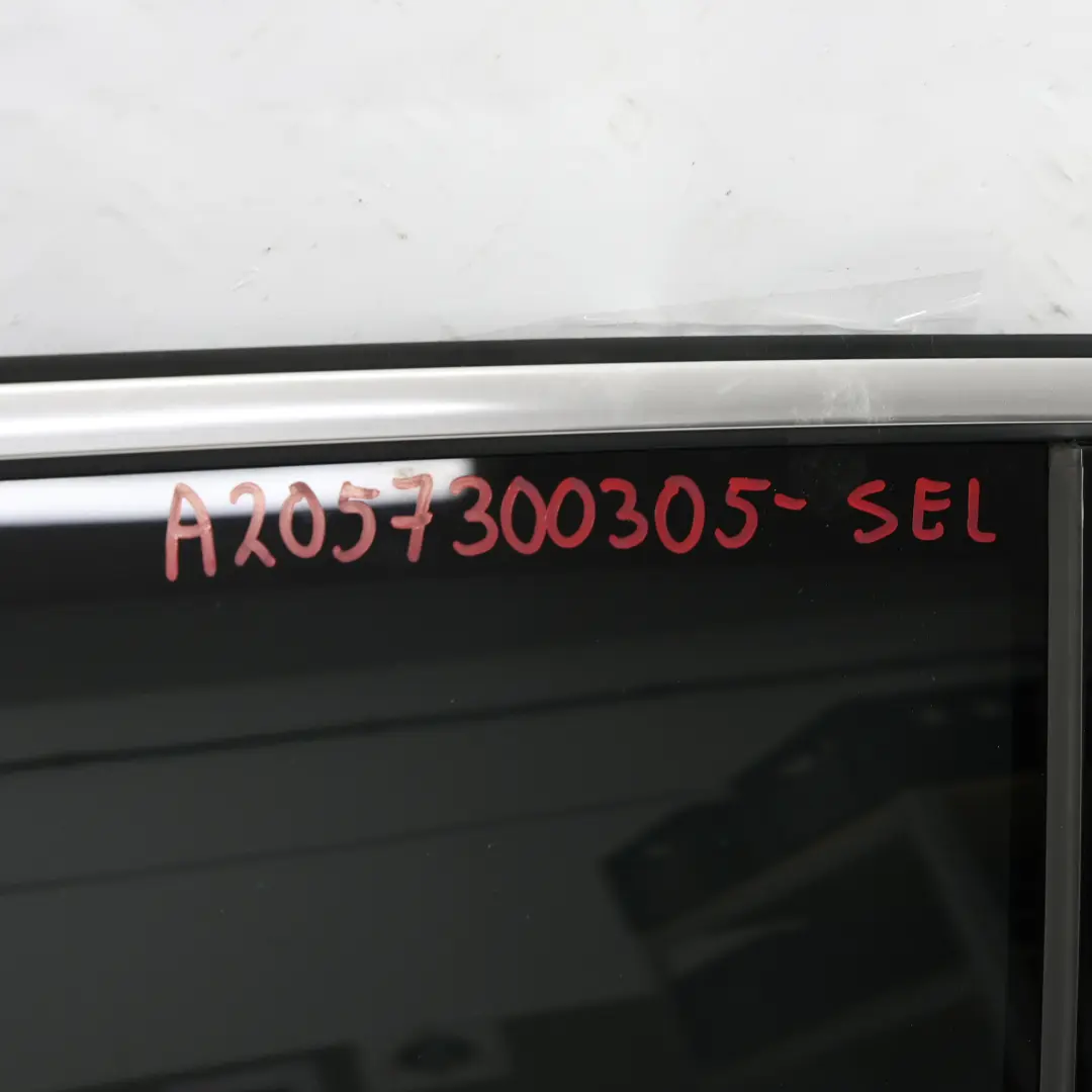 Door Rear Left N/S Estate Selenite Grey Metallic - 992 to Mercedes S205 with Part number A2057300305 Mercedes S205 Door Rear Left N/S Estate Selenite Grey Metallic - 992 - SKU A2057300305-SEL - Part number A2057300305