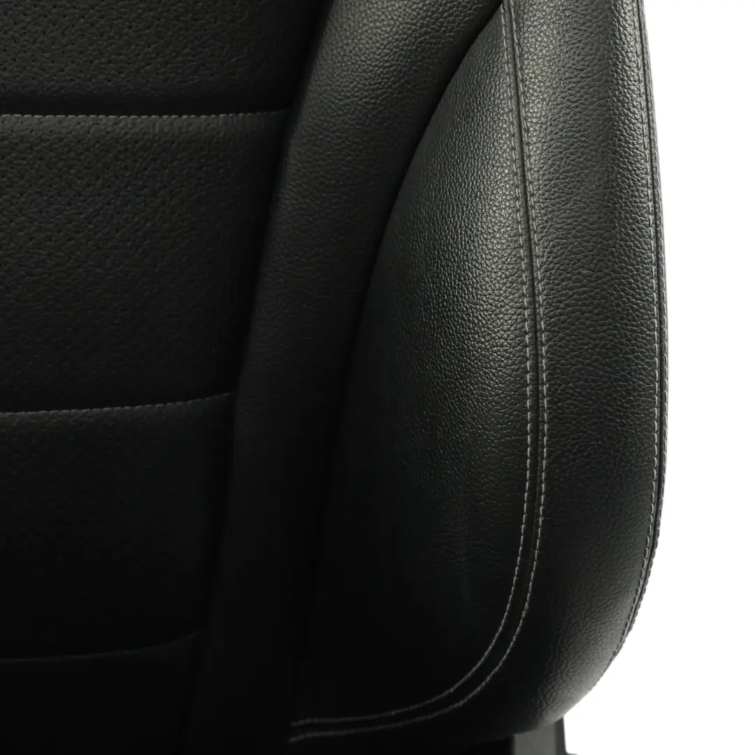 Mercedes W205 S205 Fotel Przedni Prawy Sztuczna Skóra Podgrzewany Czarny - SKU A2059102611-7 - Numer Części A2059102611