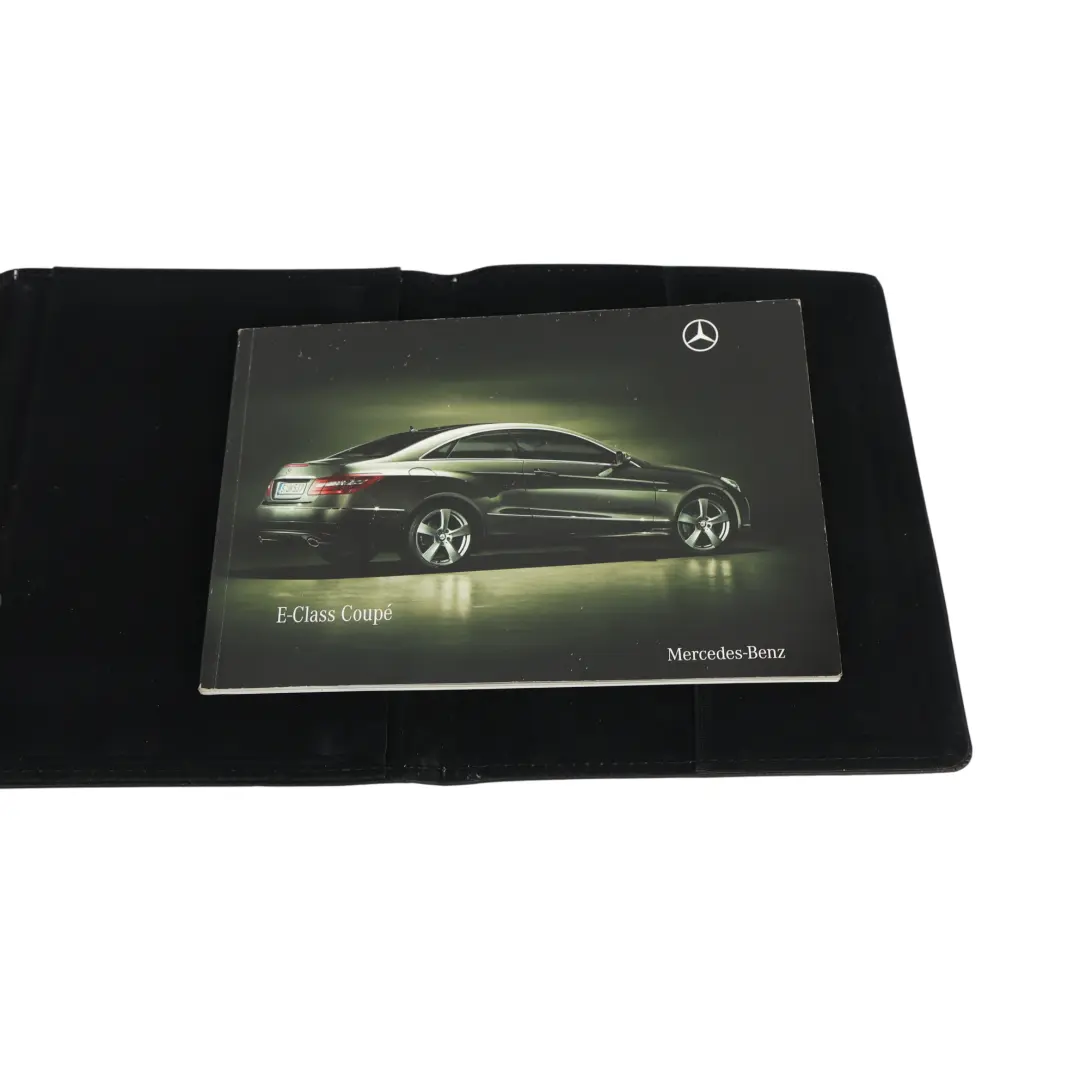 Mercedes C207 Service Booklet Book Set Pouch Case Wallet - SKU A2075842193 - Part number A2075842193