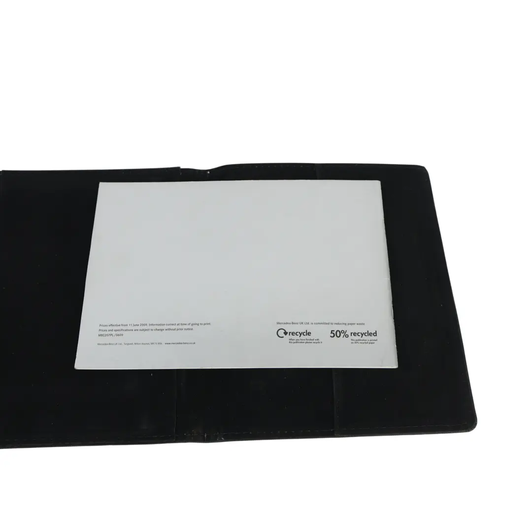 Mercedes C207 Service Booklet Book Set Pouch Case Wallet - SKU A2075842193 - Part number A2075842193