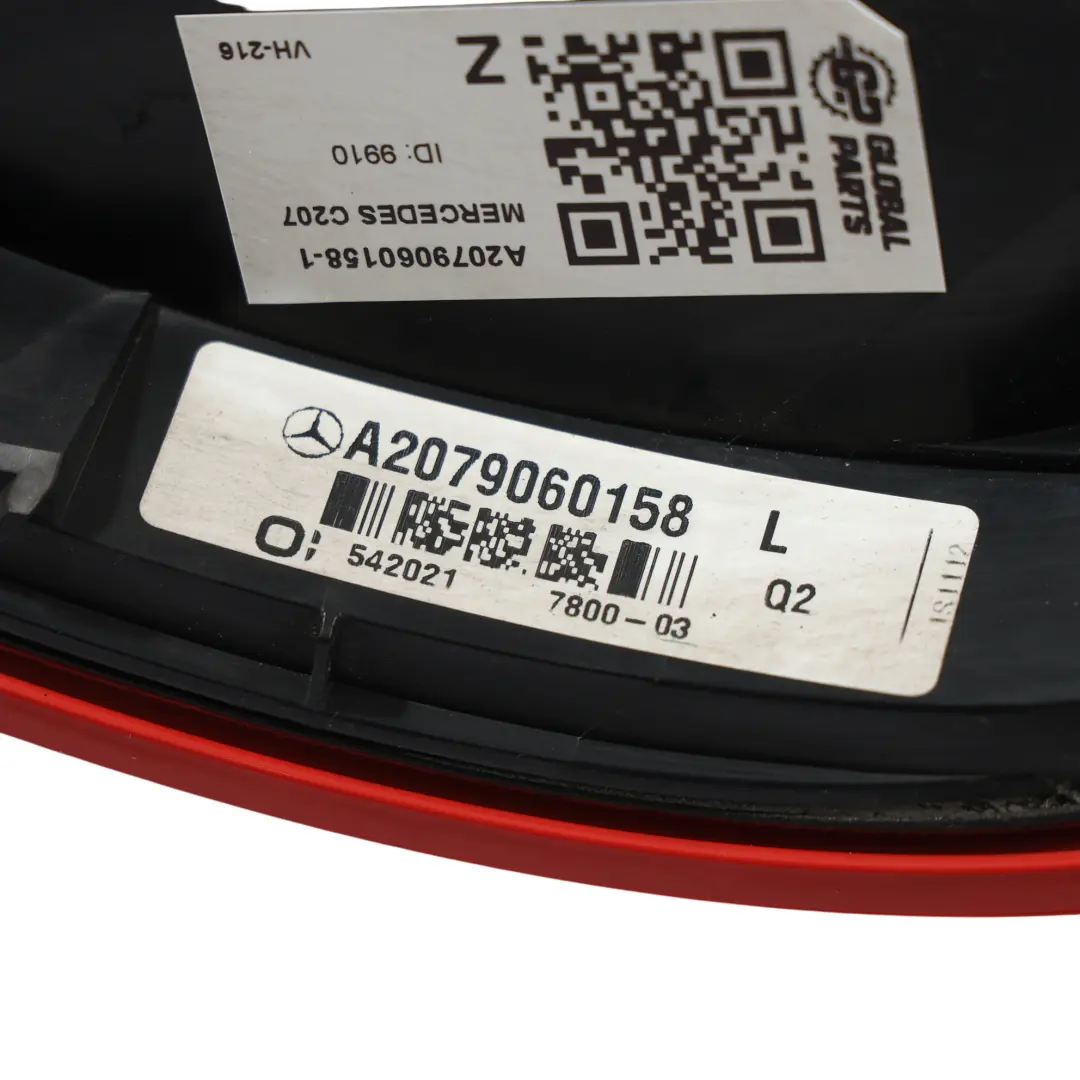 Fanale Posteriore Mercedes W207 A207 C207 Fanale Posteriore Sinistro per con numero di parte A2079060158 Fanale Posteriore Mercedes W207 A207 C207 Fanale Posteriore Sinistro - SKU A2079060158-1 - Numero di parte A2079060158