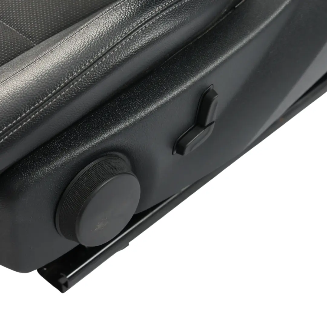 Mercedes C204 C207 Asiento Delantero Eléctrico Cuero Tela Negro Izquierdo - SKU A2079104803-2 - Número de pieza A2079104803
