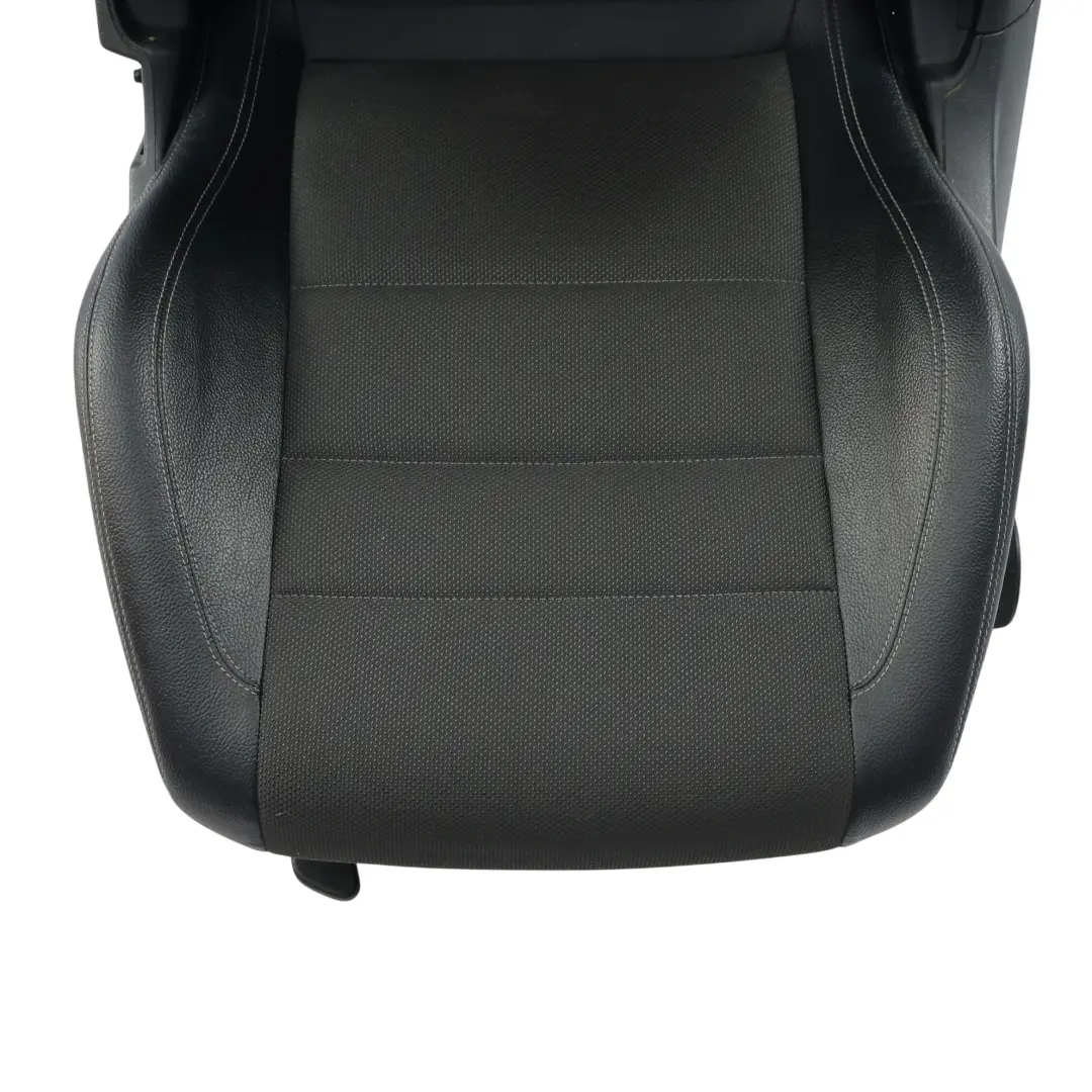 Mercedes C204 C207 Fotel Przedni Elektryczny Skóra Tkanina Czarny Lewy - SKU A2079104803-2 - Numer Części A2079104803