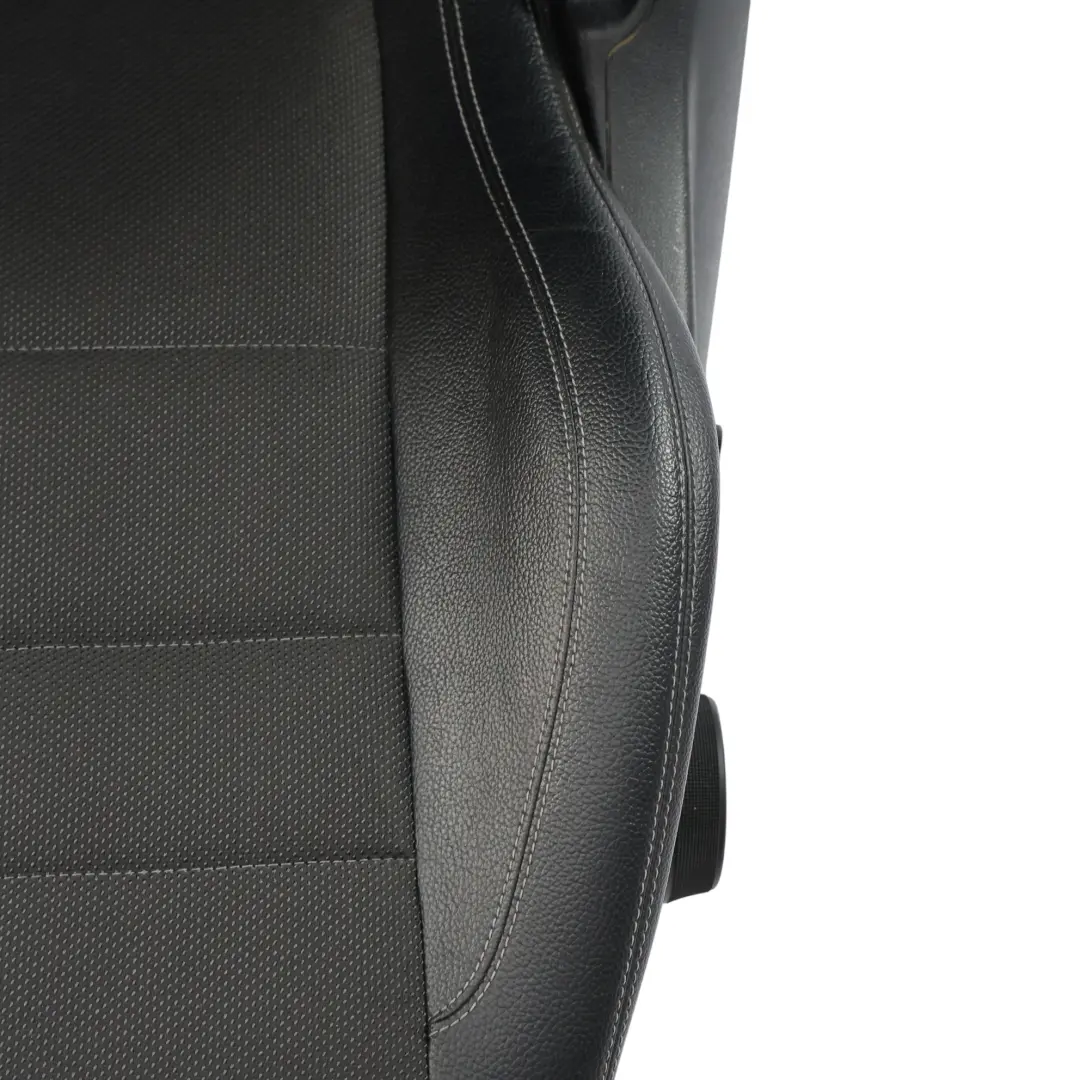 Mercedes C204 C207 Front Seat Electric Leather Cloth Black Left N/S - SKU A2079104803-2 - Part number A2079104803