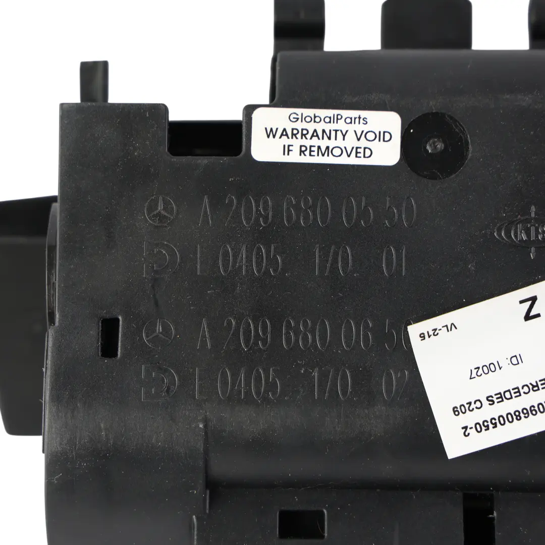 Mercedes W209 Mittelkonsole Aschenbecher Ablage Holz Dekor - SKU A2096800550-2 - Teilenummer A2096800550