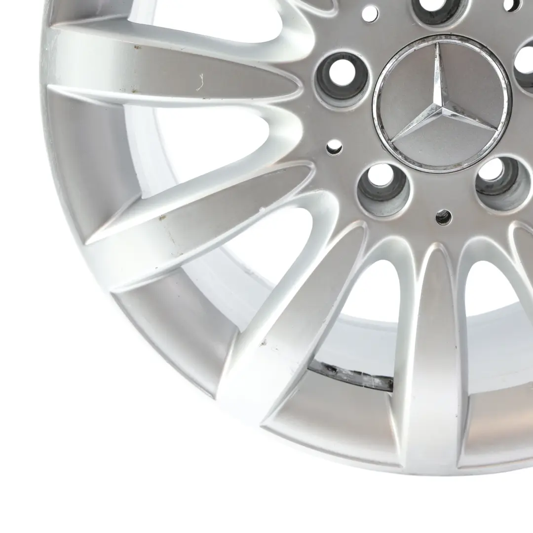 Mercedes W211 Llanta Aleación Plata 16" 7.5J ET:42 - SKU A2114015702-1 - Número de pieza A2114015702
