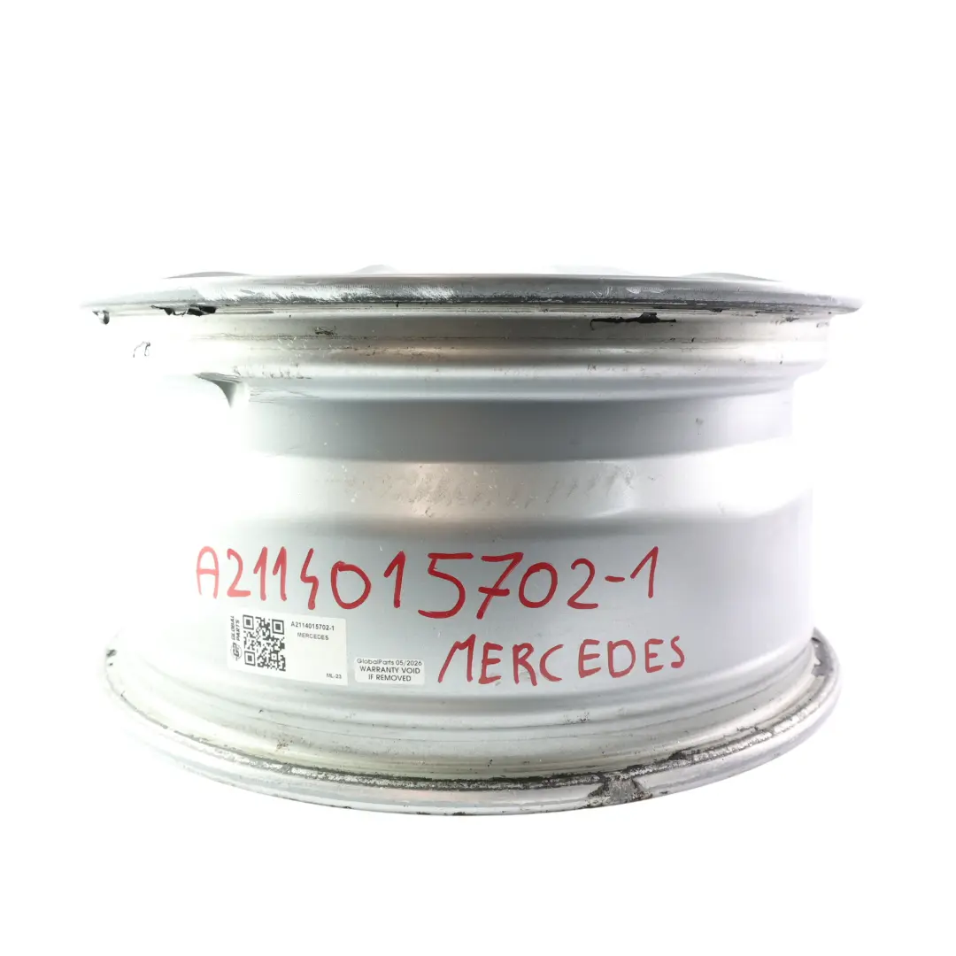 Mercedes W211 Cerchio Ruota Lega Argento 16" 7.5J ET:42 - SKU A2114015702-1 - Numero di parte A2114015702