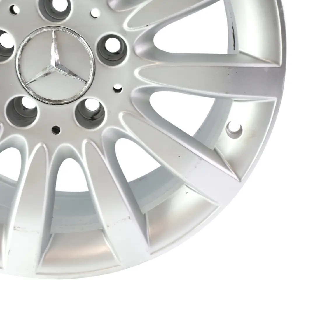 Mercedes W211 Felga Aluminiowa Srebrna 16" 7.5J ET:42 - SKU A2114015702-2 - Numer Części A2114015702