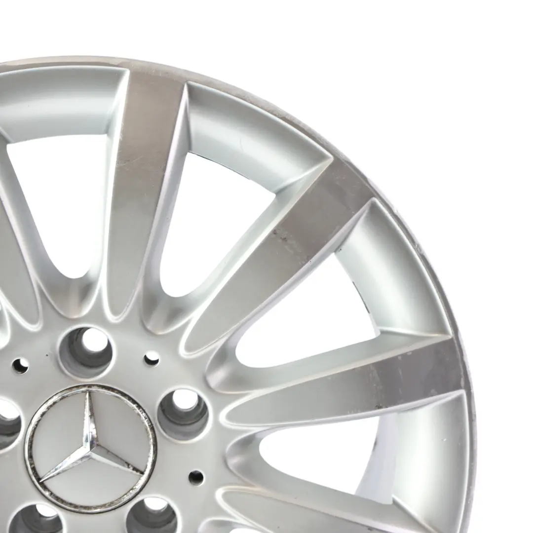 Mercedes W211 Alloy Wheel Rim Silver 16" 7.5J ET:42 - SKU A2114015702-3 - Part number A2114015702