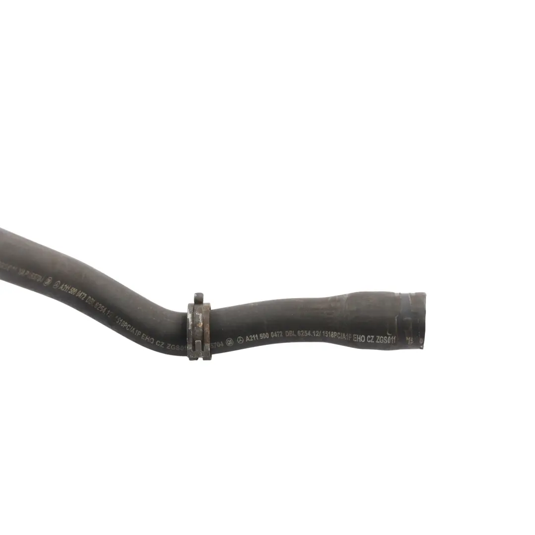 Mercedes W211 C219 Water Coolant Hose Pipe Radiator Line A2115010382 - SKU A2115000472-1 - Part number A2115000472