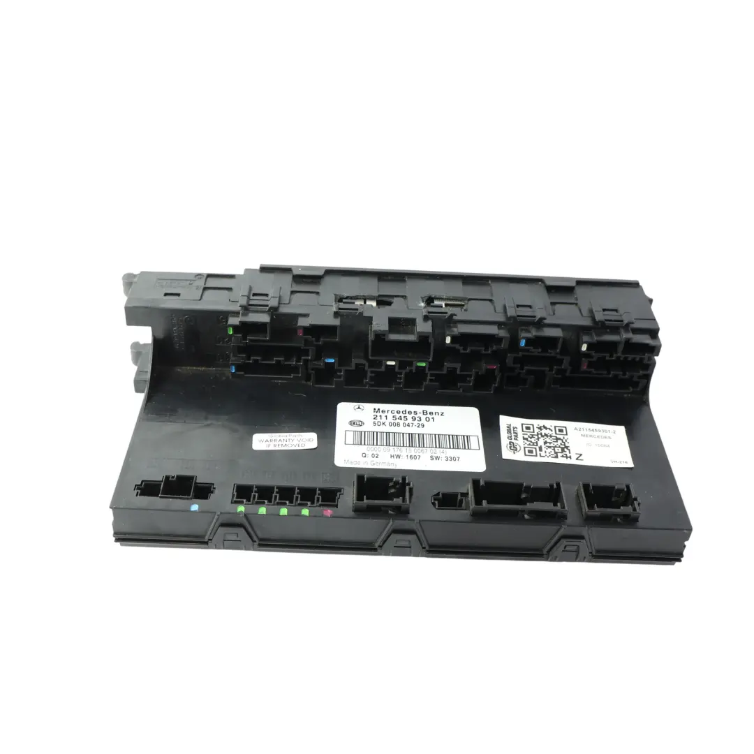 Mercedes W211 W219 Caja Fusibles Trasera Módulo SAM Unidad Eléctrica - SKU A2115459301-2 - Número de pieza A2115459301