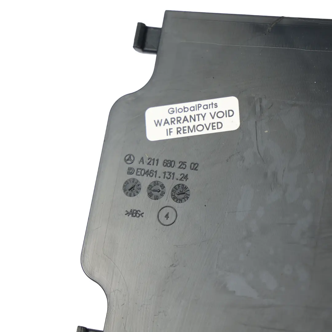 Mercedes W211 Centre Console Armrest Cover Plastic Trim Tray - SKU A2116802502 - Part number A2116802502