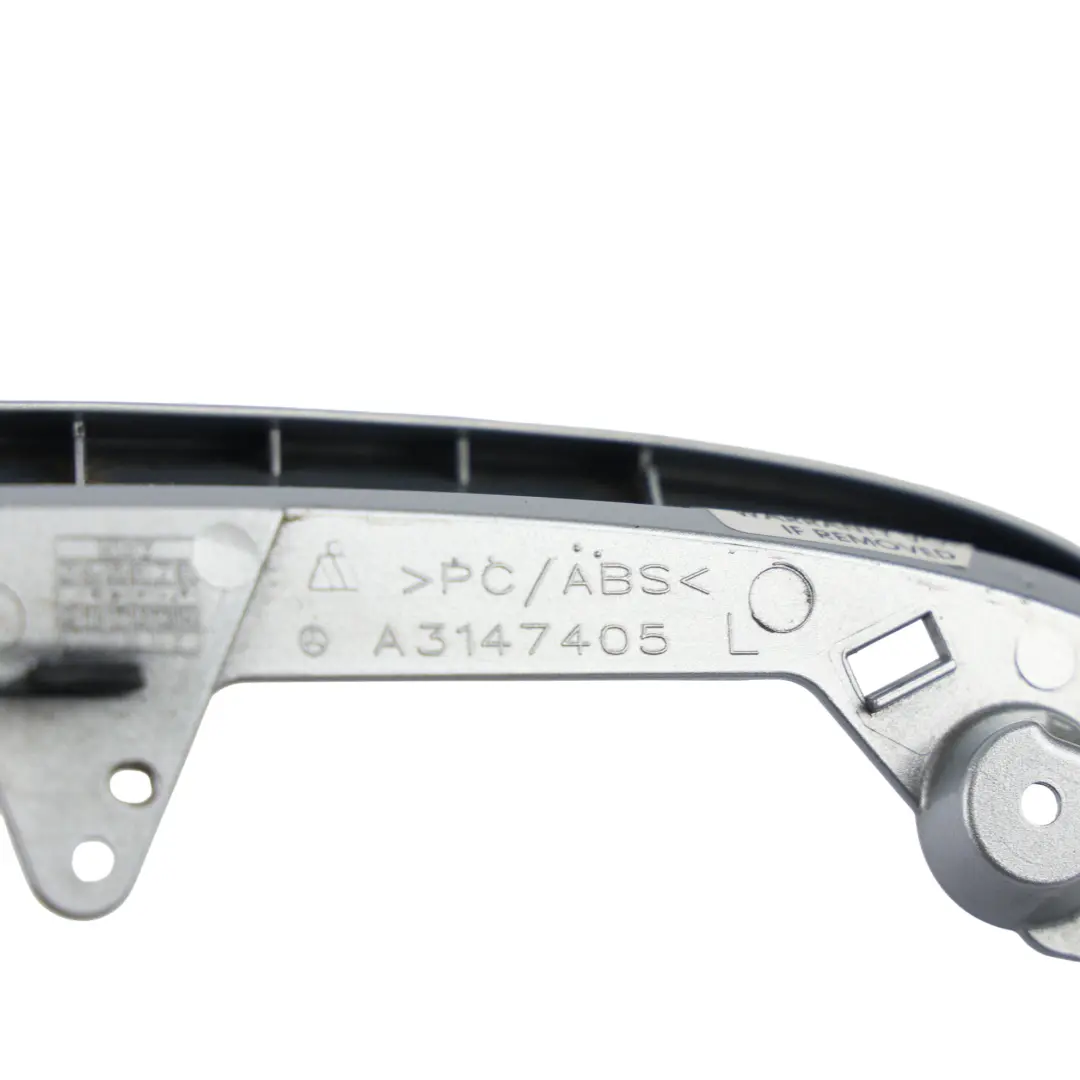 Mercedes W211 Spiegelabdeckung Ring Rahmen Links Iridiumsilber Metallic 775 - SKU A2118110321-IRS - Teilenummer A2118110321