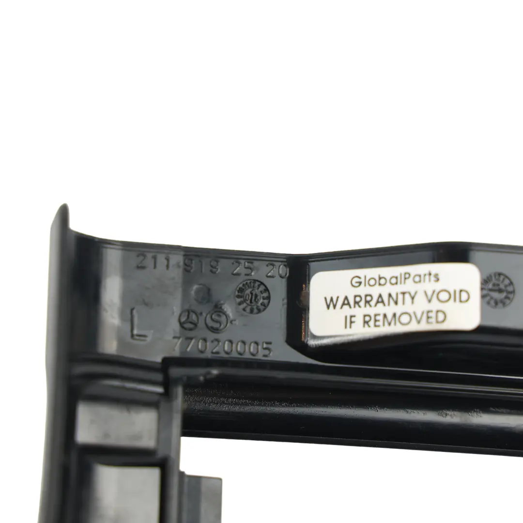 Mercedes W211 C219 Copertura Guida Binario Sedile Anteriore Sinistro - SKU A2119192520 - Numero di parte A2119192520